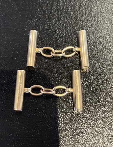 Vintage gold cufflinks - vintage, 18