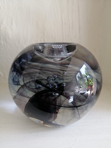 Kosta boda glass candle - boda,