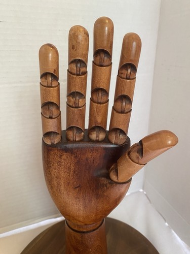 Wooden articulated posable - wooden,