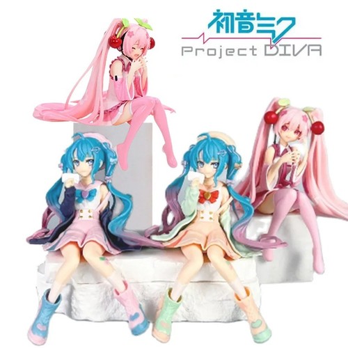 Hatsune miku pink dress - miku, sakura