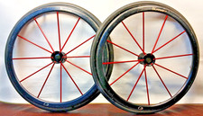 24" ROUND BETTY DINO LIGHTWEIGHT 12 SPOKE REAR WHEELCHAIR WHEELS + SURGE LT RIMS