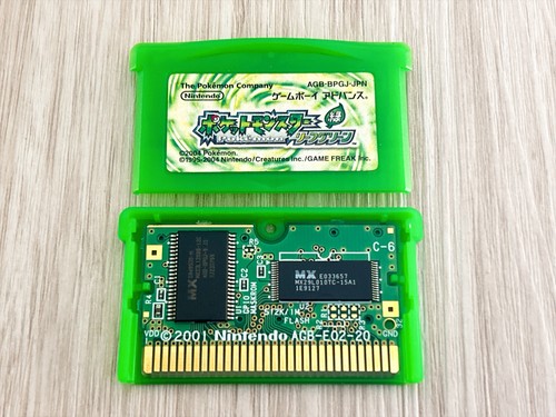 Pokemon leaf green - green, nintendo