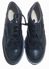 Men`s Black Ghillie Brogues