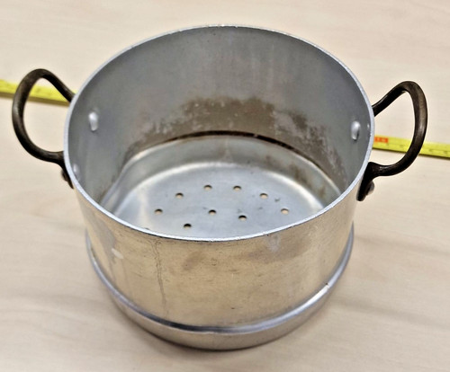 Vintage open steamer - open, insert