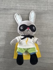 Super Hero Grey Bunny Rabbit