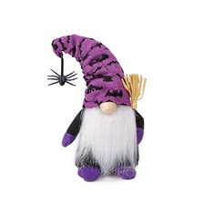 Halloween Themed Gnome/Gonk With Hanging Spider, Handmade Plush