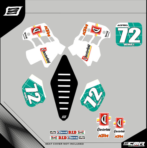 Adhesive graphics kit - for, ktm