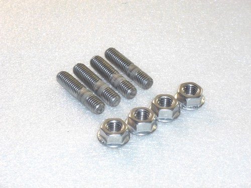 Stainless exhaust header - m8,
