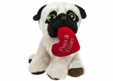 Pug Dog Puppy With Loveheart