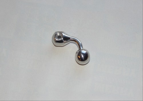Polished aluminium bolt - polished,