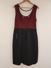 Vintage Dress Black Red