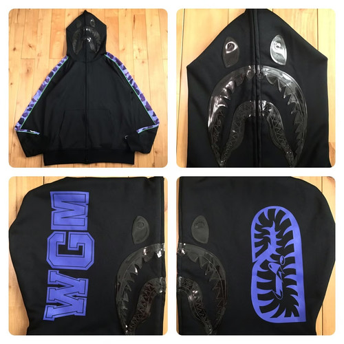 Bape camo jersey shark full - bape,