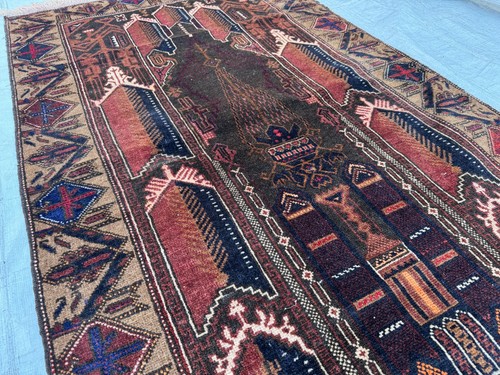 1970s vintage afghan baluchi - vintage,