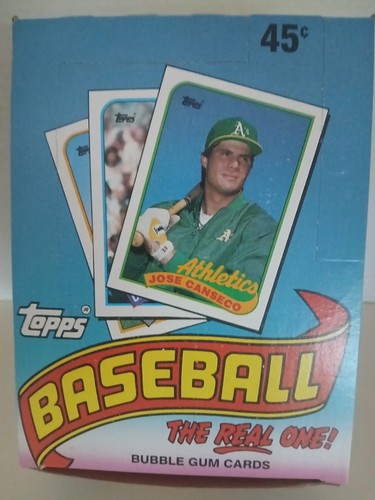 1989 topps retail counter - topps, bb