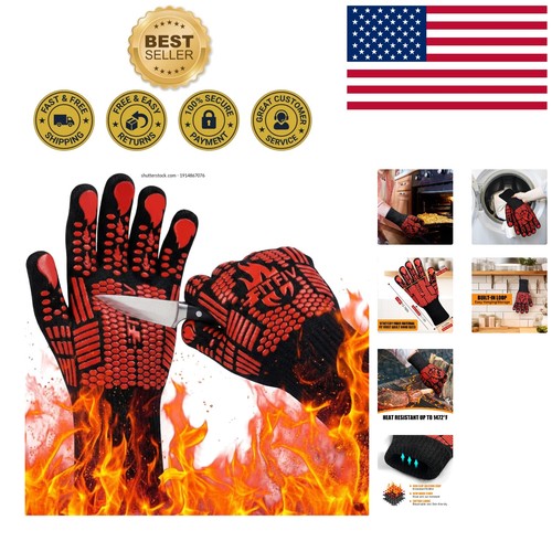 1472 silicone bbq gloves - 1472°f,
