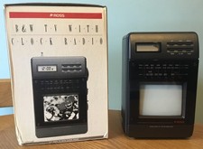 ROSS  RTV-5  - Vintage TV FM-AM Radio/Clock 