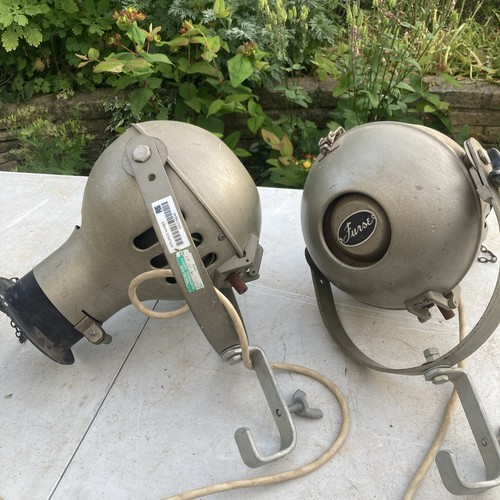 Vintage pair large industrial - pair,