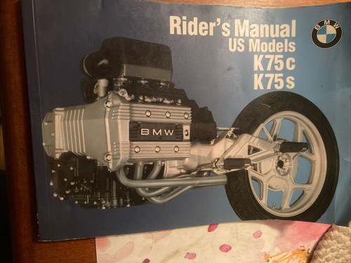 Bmw k75c k75s motorcycle - bmw,