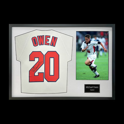 Michael owen signed framed - owen,