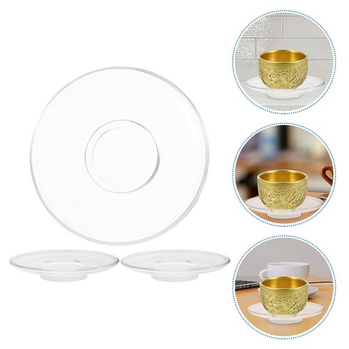 Pcs glass saucer decorative - pcs,