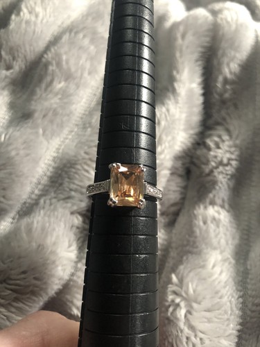White gold filled lab - white,