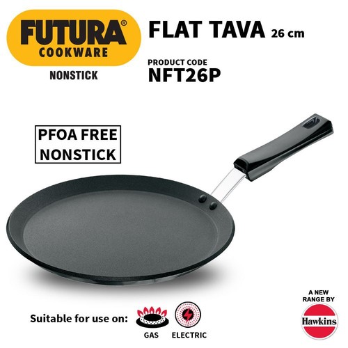 Non stick flat tava - flat, 26cm