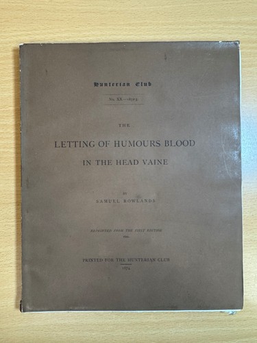 The letting humours blood - letting,