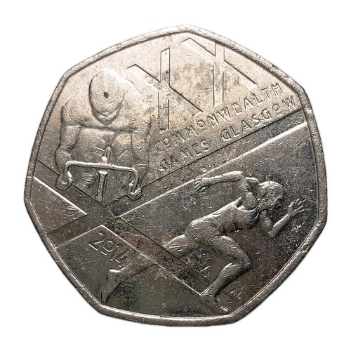 2014 50p coin glasgow - 50p, –