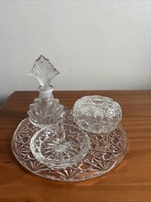 3 Piece Lead Crystal  Dressing