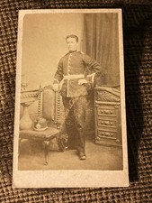 19th c. CDV Photo Army Soldier