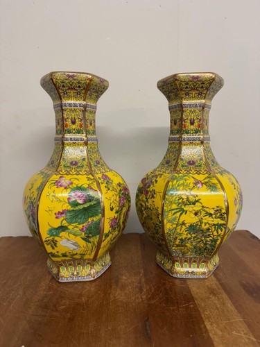 Pair yellow oriental - pair,
