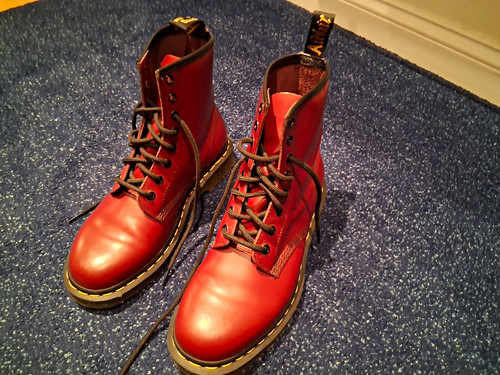 Martens 1460 cherry red - 1460,