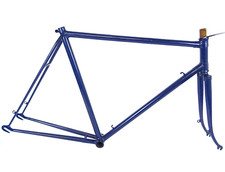 Vintage 30s 40s Lightweight Road Bike Frame Set 22.5" Lg FH Grubb Rotrax VF03-C2