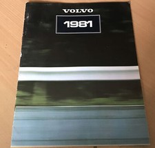 Volvo range Brochure 1981 featuring the 340, 240 and 260 ranges