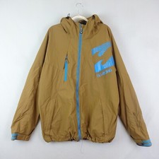 Billabong Jacket Mens Extra Large Brown Ski Snowboarding 10k Waterproof Coat