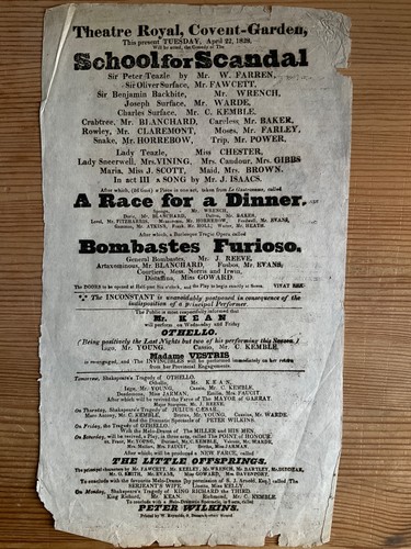 Original playbill theatre - original,