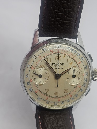 Vintage enicar valjoux - valjoux, 92