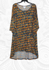 LulaRoe 2XL "Irma" Short Sleeve Hi-Low Oversized Tunic Top - NWT