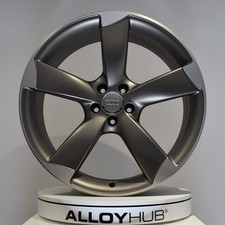 GENUINE AUDI A7/RS7 4G 21" INCH GREY/DIAMOND TURNED ROTOR ARM ALLOY WHEEL X1