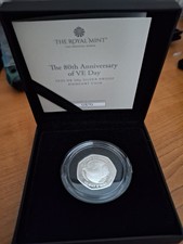 2025 Silver Proof Piedfort 50p