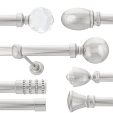 Metal Single Curtain Pole Net
