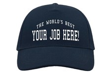 World's Best Occupation Baseball Hat Cap Gift Job Work Gift Idea All Jobs Custom