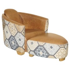 STUNNING VINTAGE BROWN LEATHER