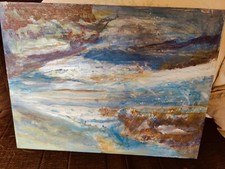 oil picture painting hand