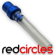 BLUE ALLOY PIT DIRT BIKE FUEL CAP PETROL TANK BREATHER PIPE HOSE 110cc 125cc