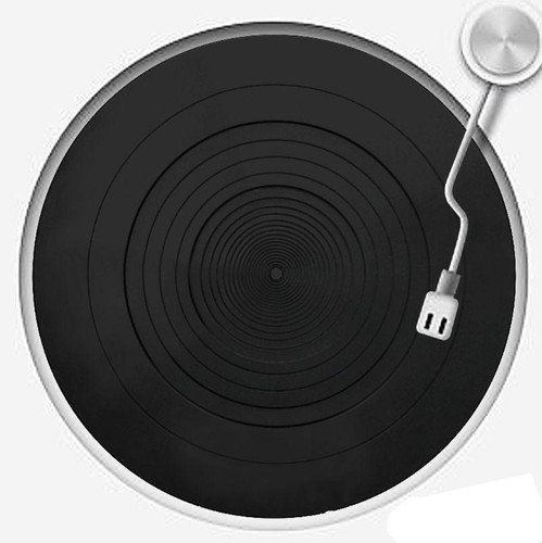 Turntable mat quality rubber - mat,