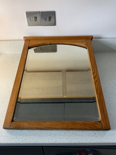 Antique pine wall - pine, mirror