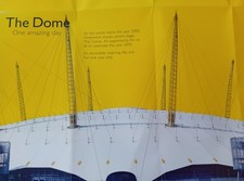 The Millenium Dome London 2000 One Amazeing Day Planner Map Leaflet Now The O2