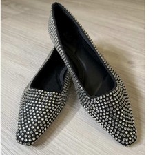 ZARA Studded Ballet Flats