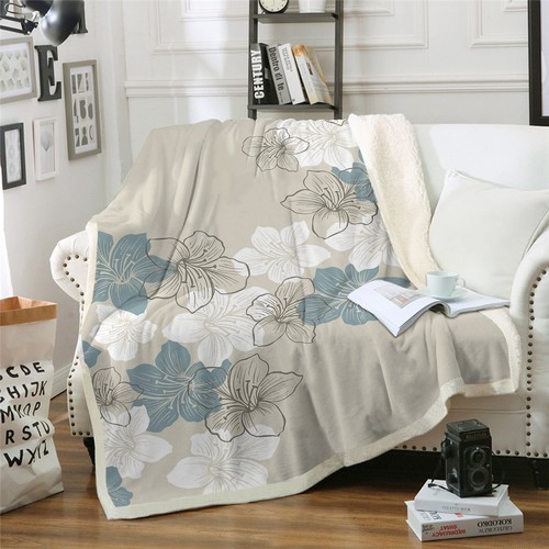 Soft bohemia florals blanket - soft,